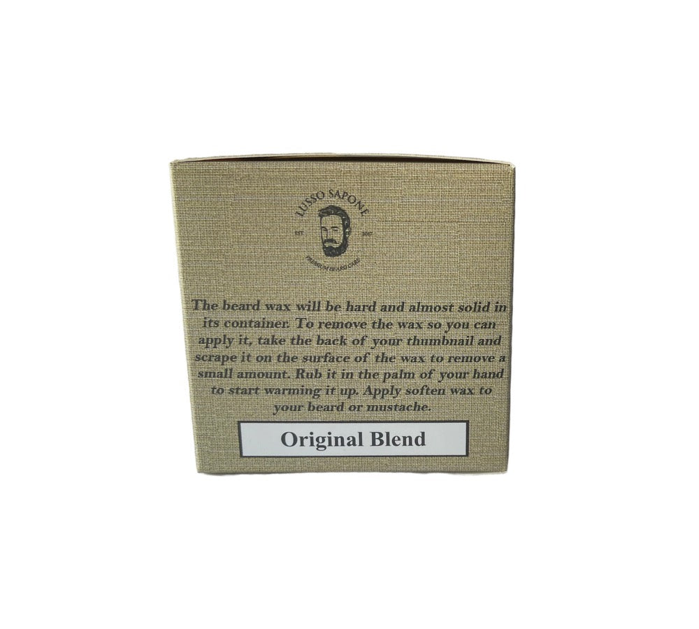 
                  
                    Lusso Sapone’s 4 ounce Beard Wax Original Blend
                  
                