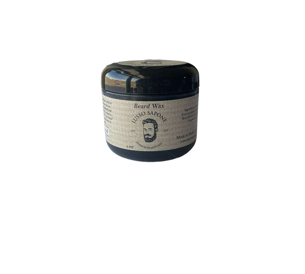 
                  
                    Lusso Sapone’s 4 ounce Beard Wax Original Blend
                  
                