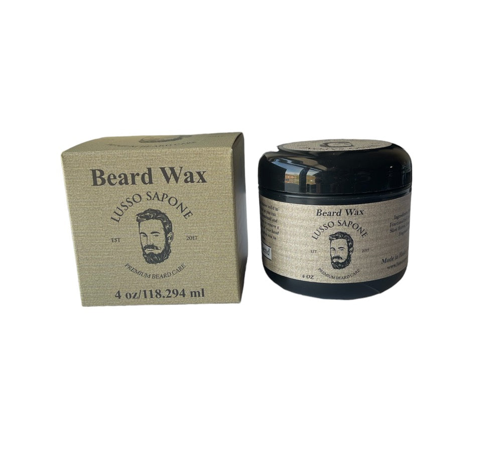 Lusso Sapone’s 4 ounce Beard Wax Original Blend