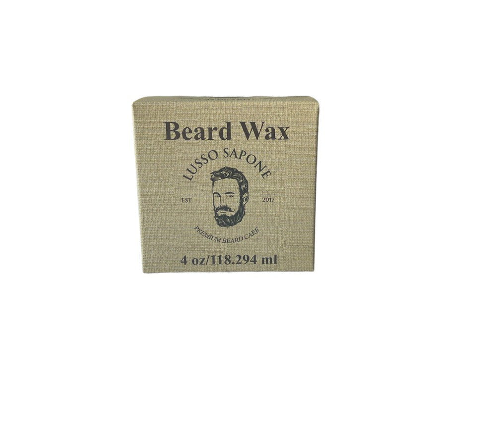 
                  
                    Lusso Sapone’s 4 ounce Beard Wax Original Blend
                  
                